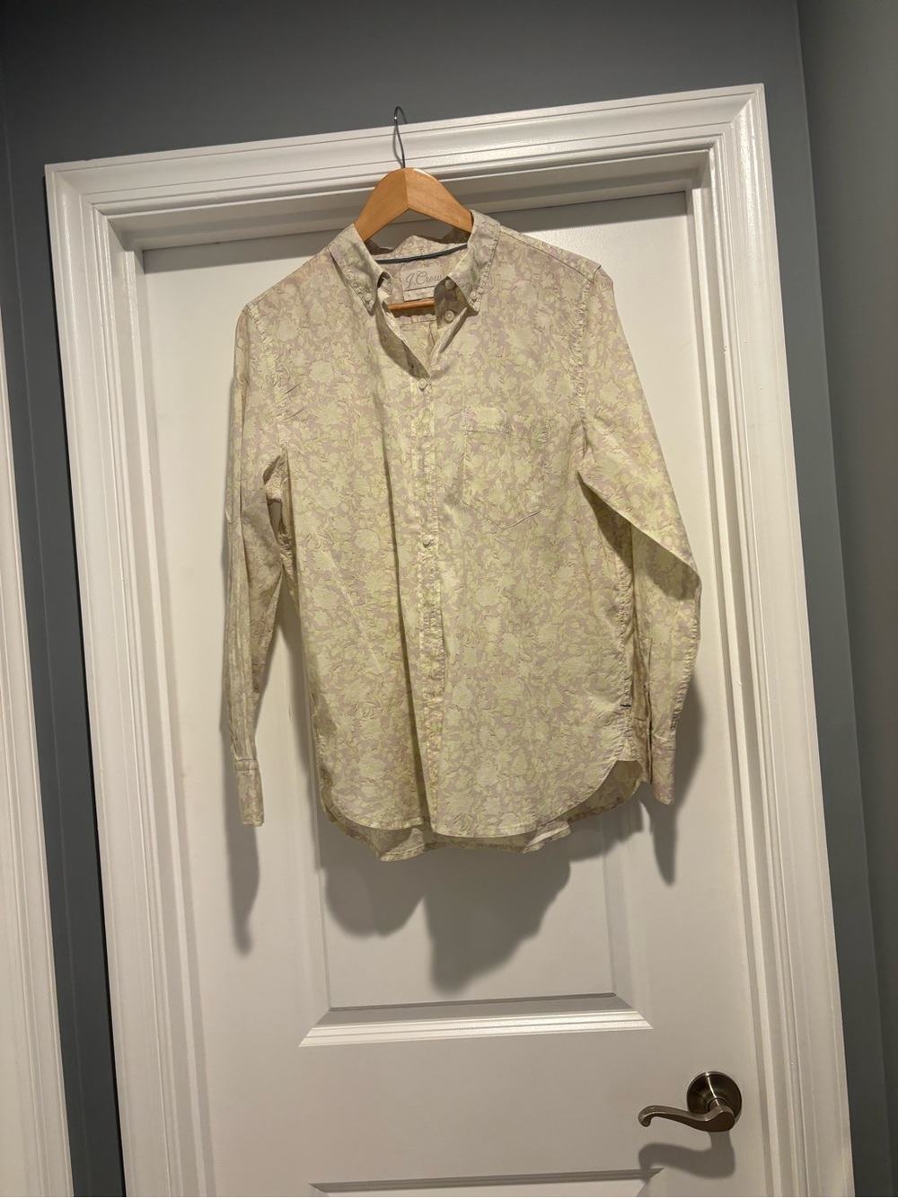 J Crew Floral Button-Down Shirt
